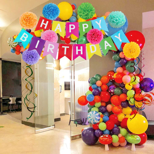 Suministros De Decoración Para Fiesta De Cumpleaños