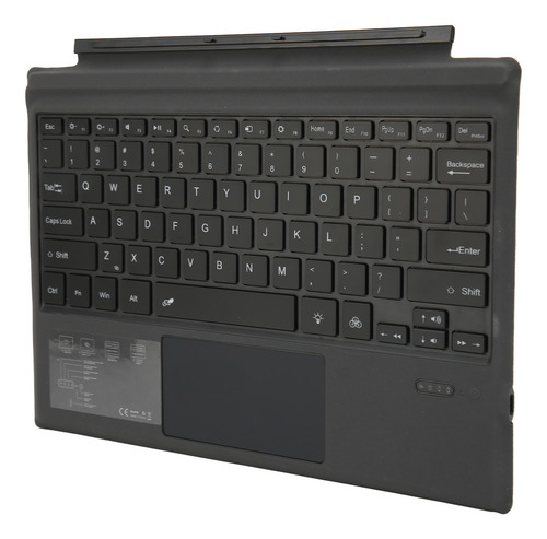 Teclado Negro Inalámbrico Ultradelgado Portátil De 7 Colores