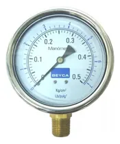 Comprar Manómetro Beyca 0,5 Kg 100mm R 1\u002F2 Gasista Inoxidable Beyca