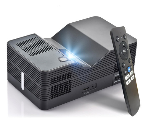 Proyector Láser 4k Tiro Ultra Corto 1100 Ld Wifi Y Bluetooth Negro