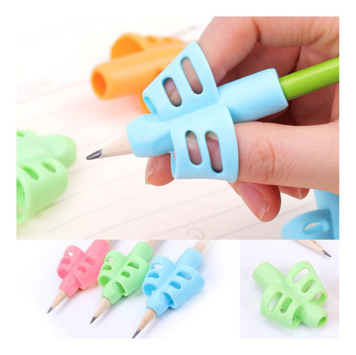 Set Grip Corrector Escritura Ergonómico Para Niños Set X 3 