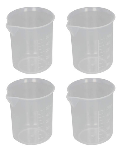 Othmro 4 Vasos Graduados De Plastico De 1.7 Fl Oz, Vasos Med