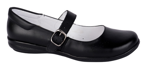 Zapato Escolar De Piel Color Negro Para Mujer 1301