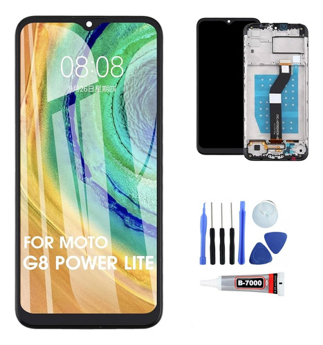 Pantalla Display Compatible Moto G8 Power Lite C/m