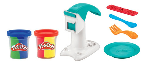 Massinha Play Doh Macarrão Mágico - Hasbro F3465 Cor AZUL, VERDE, AMARELO E VERMELHO