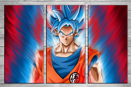Posters Dragon Ball Super Goku Evolucion Cuadros 90x57 D65 | Envío gratis