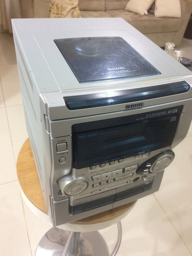 Micro System Aiwa Nsx-sz20 Importado (no Estado) Prateado 100 W (Usado)
