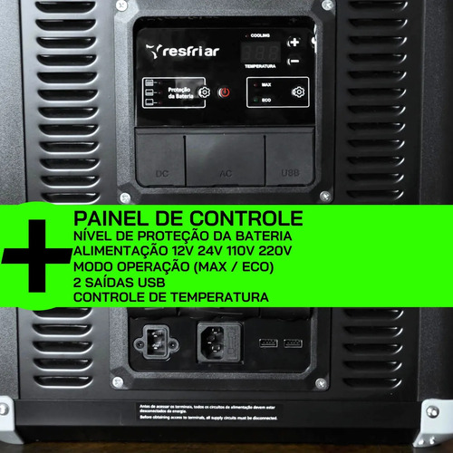 Geladeira Portátil 45l Resfriar Quadrivolt 12/24v 127/220v
