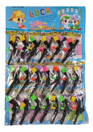 Pack Piñata 20 Mini Pistolas+20 Silbatos+20 Dinosaurios