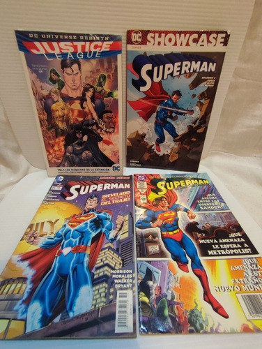 4 Cómics Superman Justice League Dc Comics