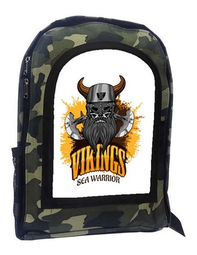 Mochila Camuflada Vikingos A48