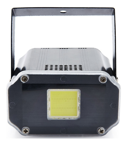 Imagen 8 de 10 de Luz Dj Efectos Flash Led Blanco 10w Audioritmico Strobo