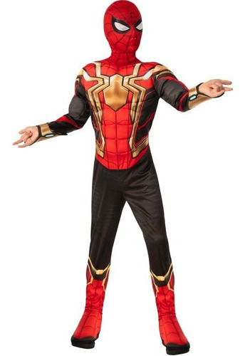 Imagen 1 de 7 de Disfraz Spiderman Hombre Araña Niño C/luz Disfraces American