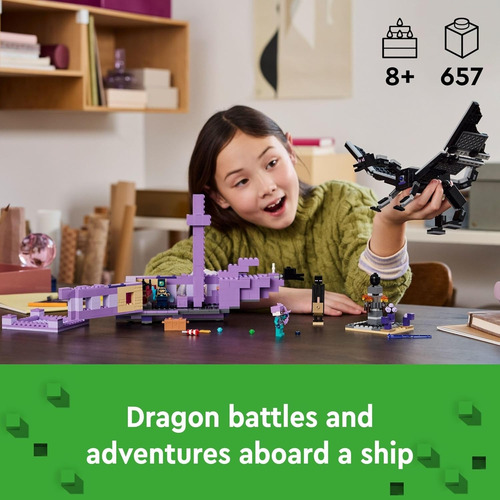 Lego Minecraft The Ender Dragon And End Ship 21264 657
