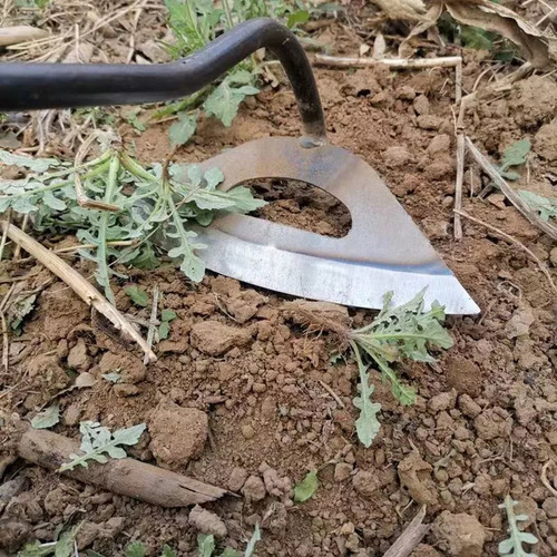 B Hoe Com Alça De Jardim Triangular De Aço Com Furo