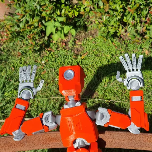 Figura De Acción T70 Robot 3d Movil Super Articulado Gigante