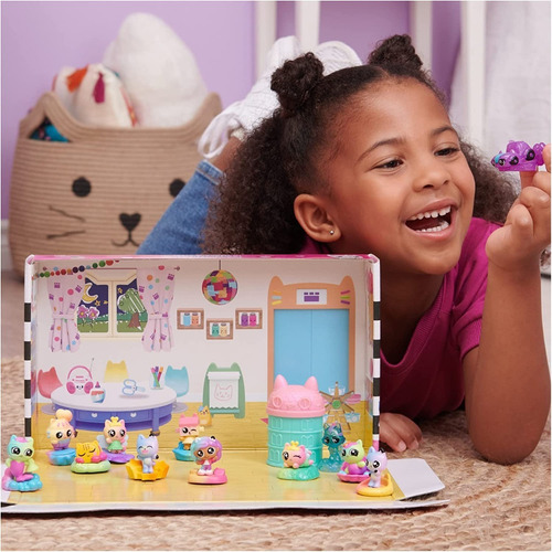 Gabby's Dollhouse, Meow-mazing Juego De 12 Figuras- Arcoíris
