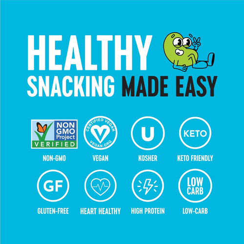 Edamame Tostado Crujiente Snacks Sal Marina 10 Piezas 11g