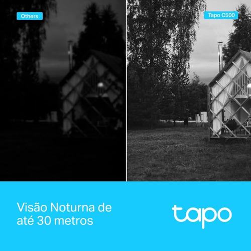 Câmera Tapo C500 Externa 360o Wi-fi 1080p Full Hd Tp-link