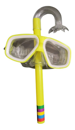 Máscara De Mergulho E Snorkel Tamanho Único Óculos Nadar