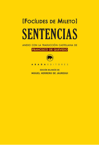 Sentencias (abada) - Focílides De Mileto