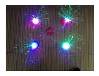 24 Fibras Luz Led Lmparas Adornos Fiesta