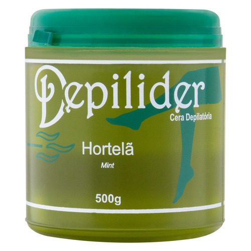 Cera Depilatória Quente Hortelã Depilider 500g
