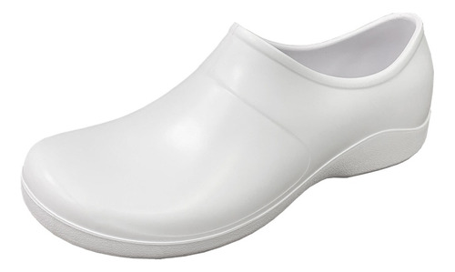 Zapato Zueco Blanco Anti Deslizante - Mundo Trabajo