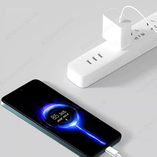 Allaceryvva® 90w Cargador Turbo Rapida 6a Type C para Xiaomi/Poco/Redmi Para Poco X7 Pro/Poco F6 5G Charger de 90 W/67 W/45 W/33 W/18 W