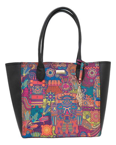 Bolsa Tote Pineda Covalin Kuuch Color Morado