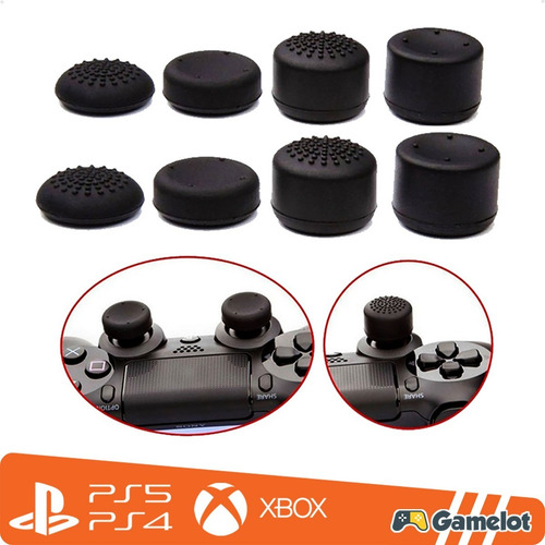 Imagem 4 de 8 de Kit 8 Protetor Extensor Kontrol Freak Controle Grip Ps4 Xbox