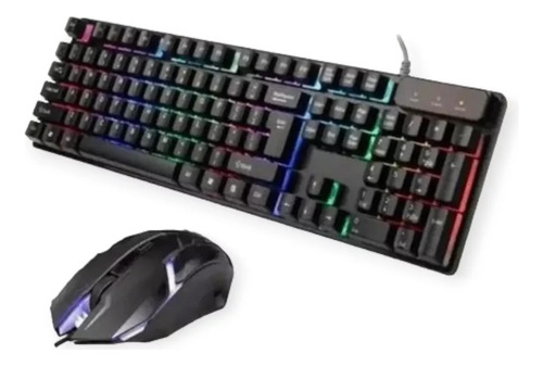 Kit Teclado Y Mouse Gamer Rgb