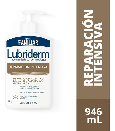 Crema Reparacion Intensiva Lubriderm 946ml Original