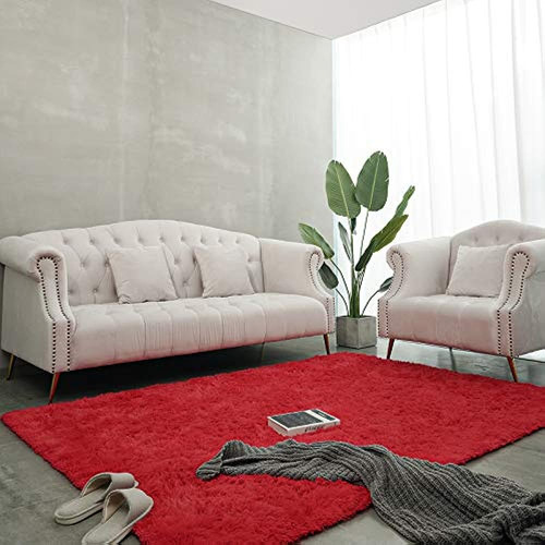 Benron Alfombras Suaves Y Esponjosas Para Areas Modernas, 4