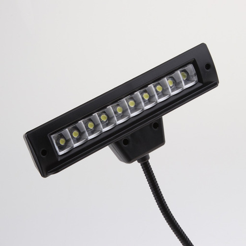 2 Pcs Suporte De Música Luz Clipe Lâmpada De Pescoço Luz
