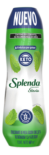 Endulzante Liquido Stevia Splenda 60 Ml