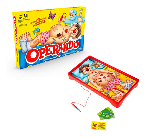 Juego De Mesa Clásico Hasbro Gaming Operando Para +6 Años