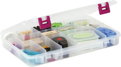 Caja Organizadora Pequeña Separadores Ajustables Transparent Color Transparente