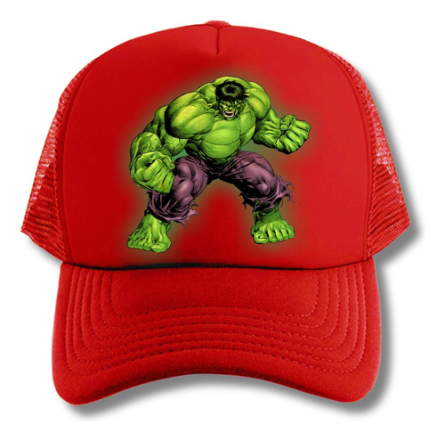 Gorra Hulk Splash Series Geeks Red Truckers X