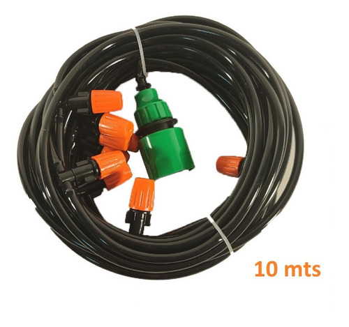 Manguera Sistema De Riego Nebulización Para Patio Jardín 10m