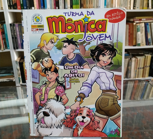 Livro Turma Da Monica Jovem N° 20 - Um Dia De Agito! Historia Completa - Mauricio De Sousa [2010]