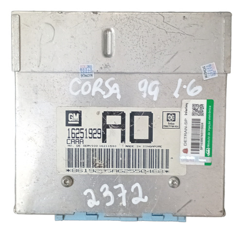 Modulo De Injecao Eletronica Gm Corsa Gl 1.6 96/97- Pc2372 (Usado)