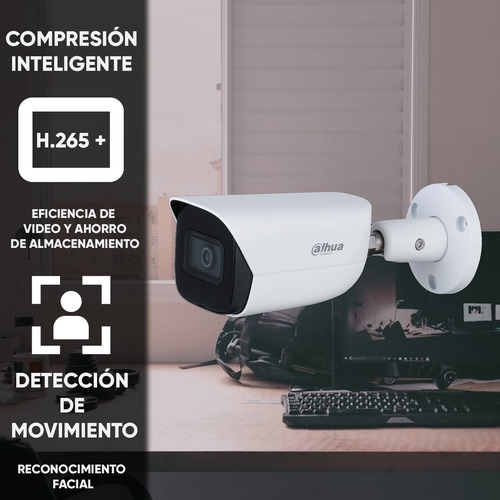Dahua Ipc-hfw3241e-s-s2 - Camara Ip Bullet 2mp 2.8 Mm Ip67