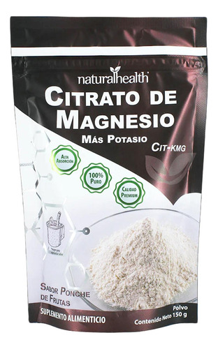 Citrato De Magnesio Potasio150 G Ponche De Frutas Natural He