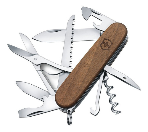 Navaja Suiza Victorinox Modelo Huntsman Wood Original