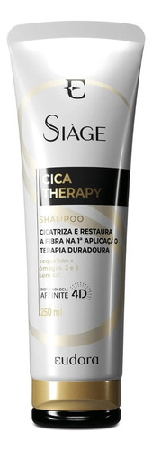 Shampoo Cica Therapy Siàge Eudora Cicatrização De Fios 250ml
