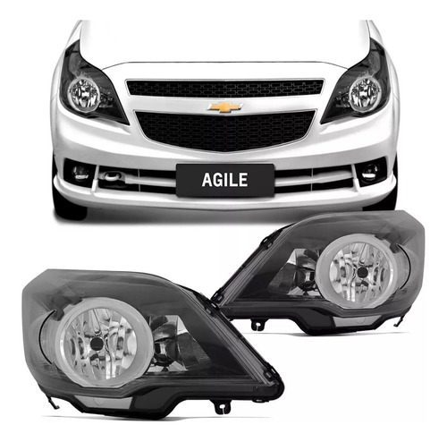 Par Farol Agile Montana  Mascara Negra 2011 2012 2013 A 2015