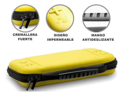 Estuche Rígido Switch Lite + Vidrio Protector Lite