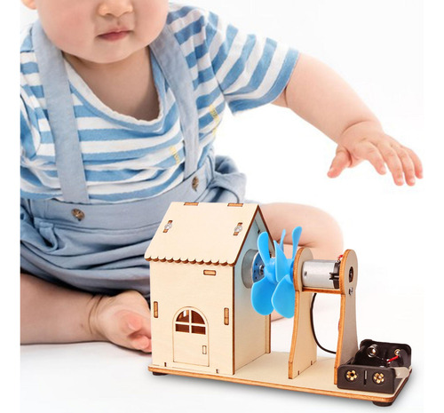 Diy Turbinas Eólicas Brinquedo Gerador De Energia Elétrica