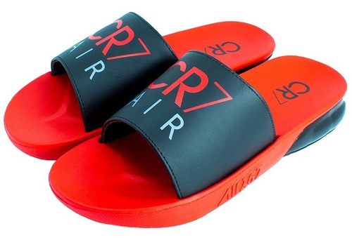 Imagen 3 de 4 de Sandalias Casual Cr7 Rojo Cr709rn Moletto